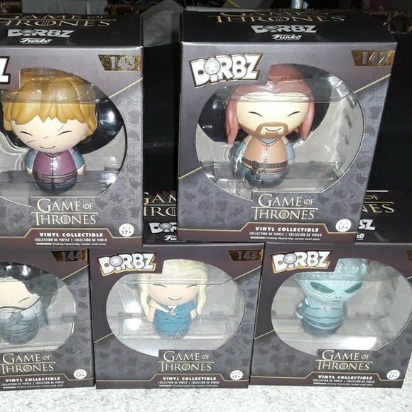 NIB Game of Thrones Funko Dorbz Vinyl Collectible Set of 5 - Picture 2 of 8